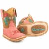 Western Boots * | Roper Infant Girls' Cowbaby Cactus Western Boots Square Toe Sale