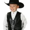 Clothing * | Roper Kids' Lambskin Leather Vest 7-14 Limited Edition