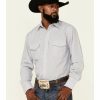 Western Shirt * | Roper Men'S Pin Stripe Long Sleeve Snap Western Shirt Discount