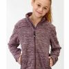 Clothing * | Roper Girls' Purple Micro Fleece Jacket Sale