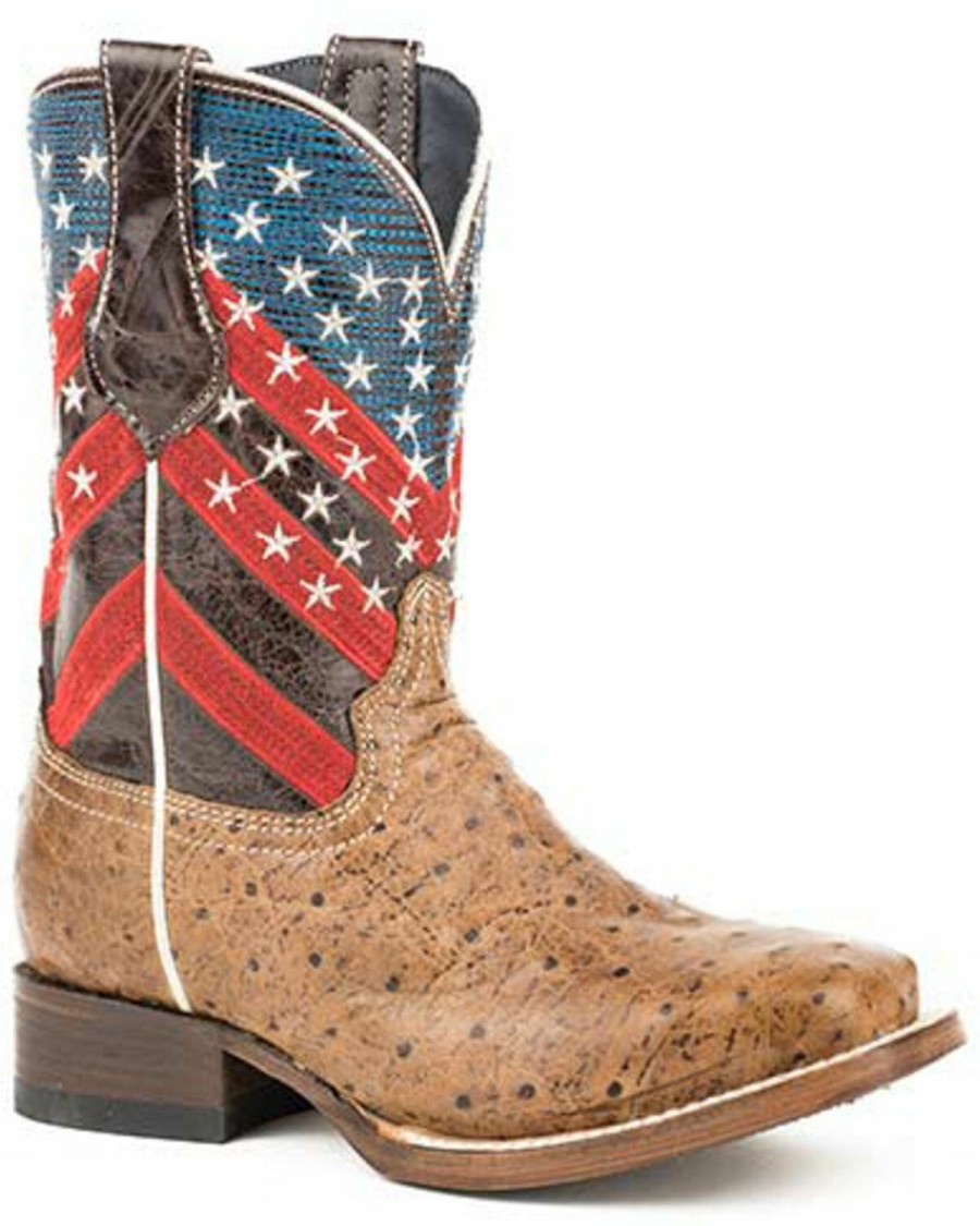 Western Boots * | Roper Girls' Amber Waves Western Boots Square Toe Outlet