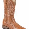 Boots * | Roper Faux Ostrich Leather Cowgirl Boots Square Toe Sale