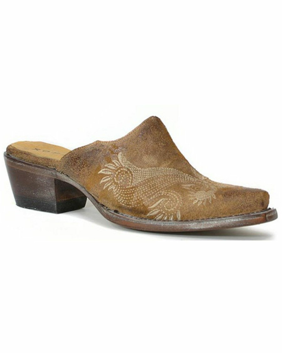 Shoes * | Roper Women'S Mary Mule Slip On Western Shoes Snip Toe Discount