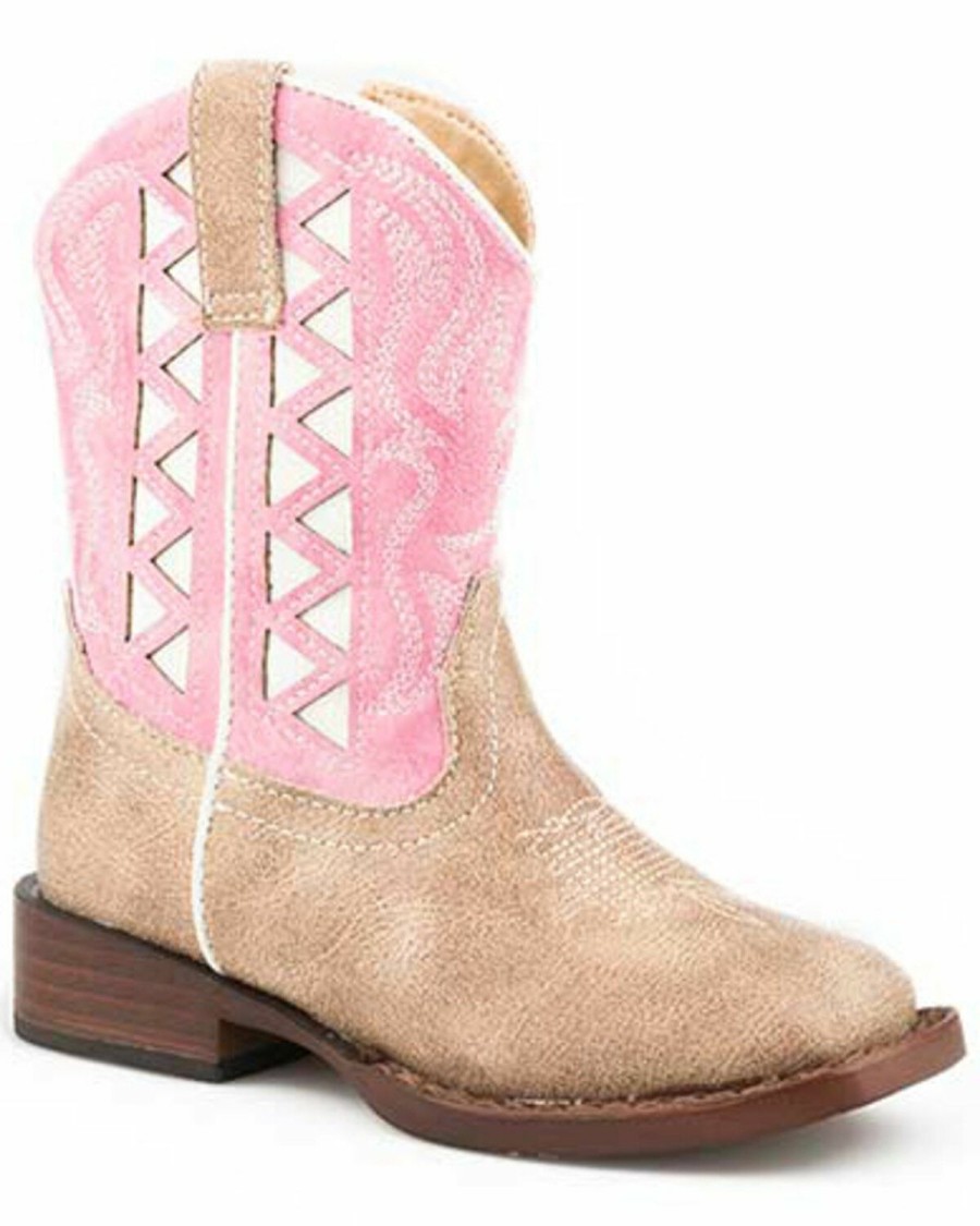 Western Boots * | Roper Girls' Askook Western Boots Square Toe Outlet