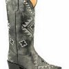 Western Boots * | Roper Women'S Southwestern Embroidery Western Boots Snip Toe Outlet