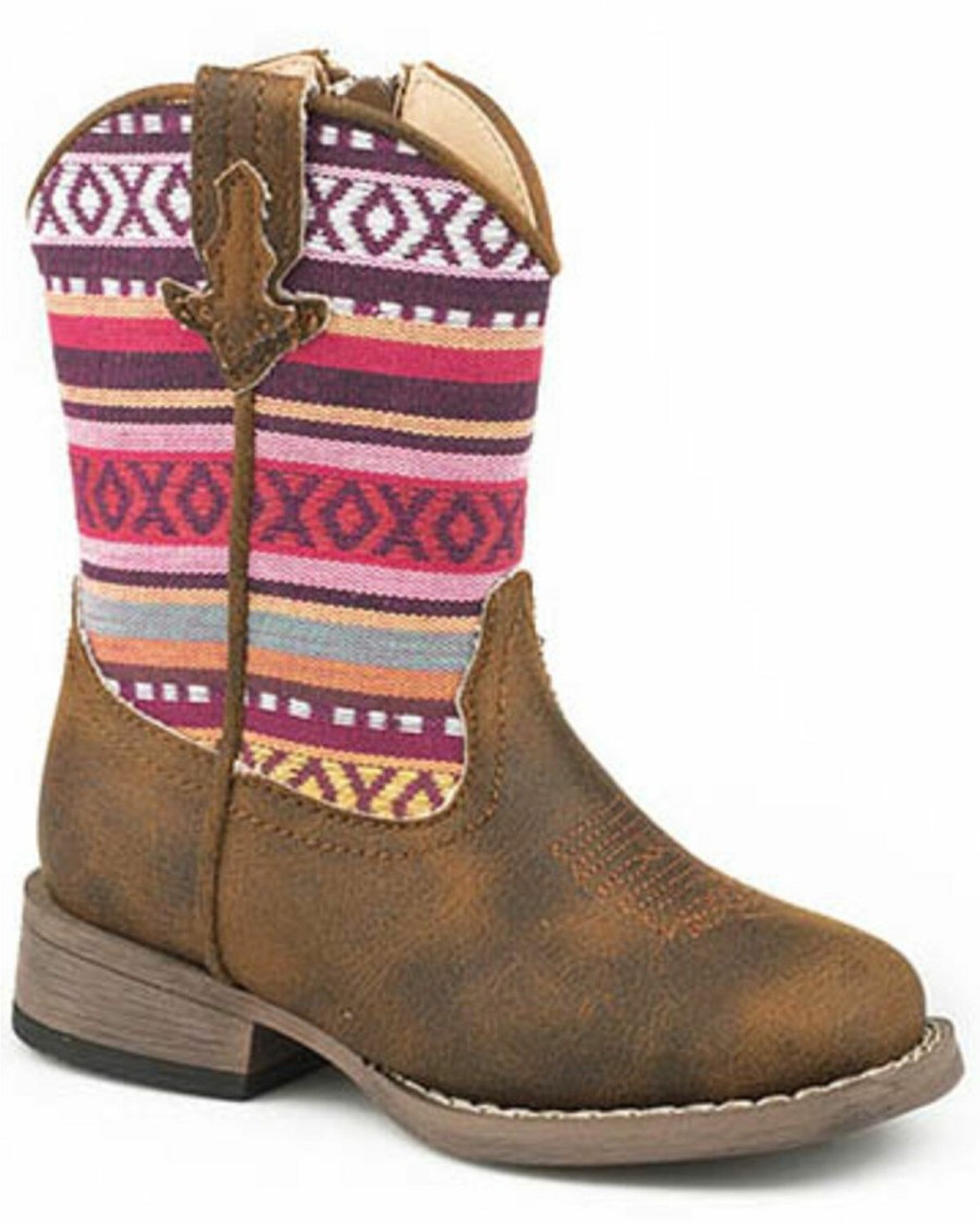 Western Boots * | Roper Youth Boys' Tan Xo Western Boots Round Toe Limited Edition