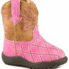 Western Boots * | Roper Toddler Girls' Cross Cut Western Boots Round Toe Sale