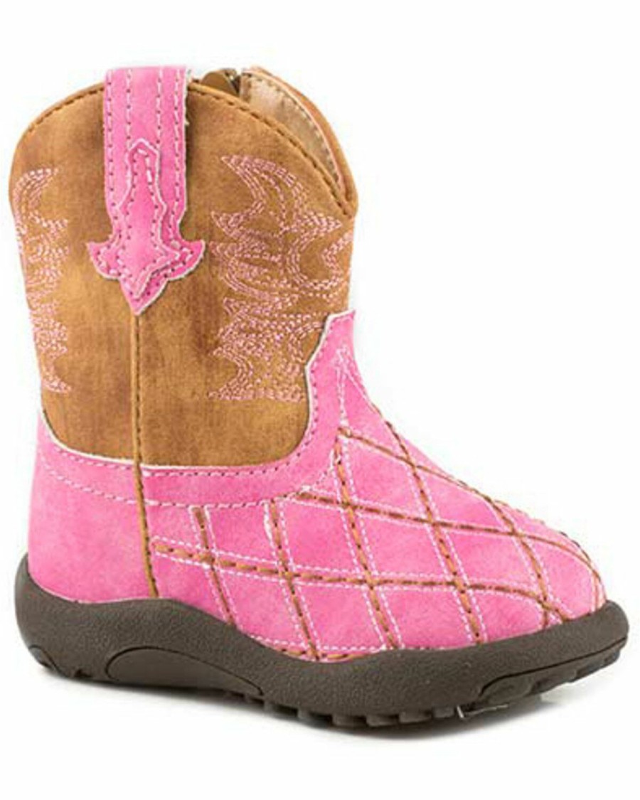 Western Boots * | Roper Toddler Girls' Cross Cut Western Boots Round Toe Sale