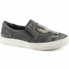 Shoes * | Roper Women'S Rub Off Black Sanded Slip-On Shoes Outlet