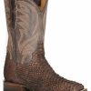 Western Boots * | Roper Men'S Peyton Exotic Python Skin Western Boots Broad Square Toe Online