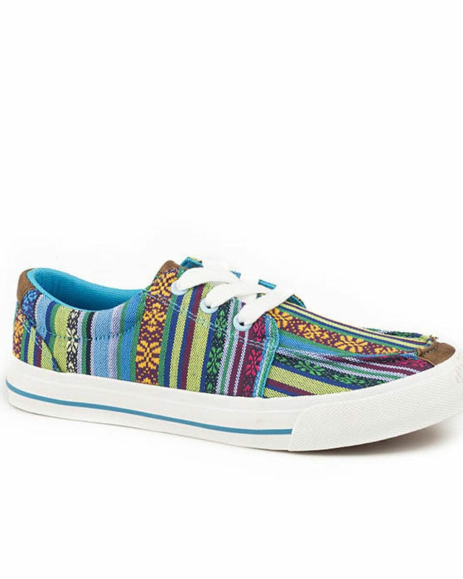 Shoes * | Roper Women'S Southwestern Pattern Shoes Sale