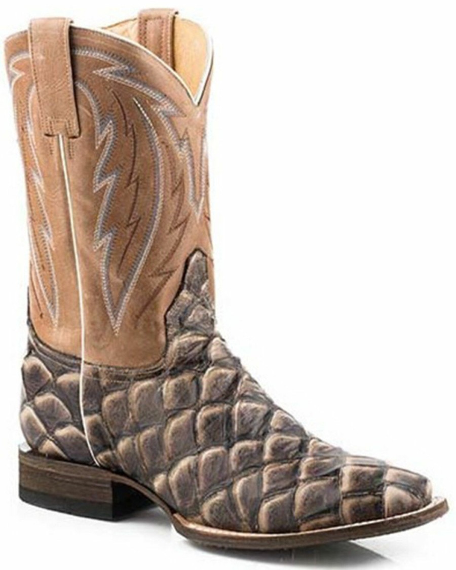 Western Boots * | Roper Men'S Big Fish Western Boots Square Toe Online