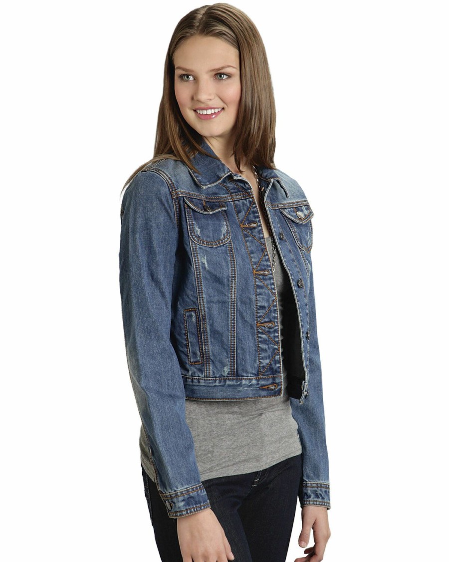 Clothing * | Roper Women'S Americana Denim Jacket Limited Edition