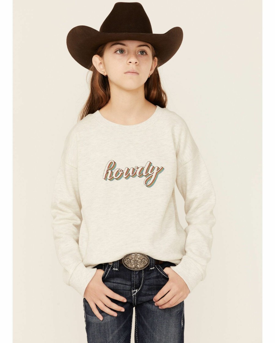 Clothing * | Roper Girls' Howdy Sweatshirt Limited Edition