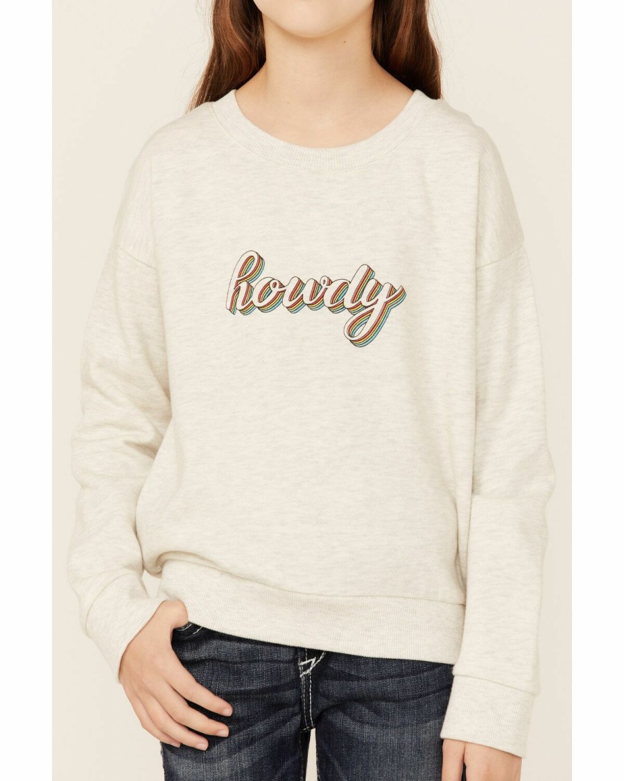 Clothing * | Roper Girls' Howdy Sweatshirt Limited Edition