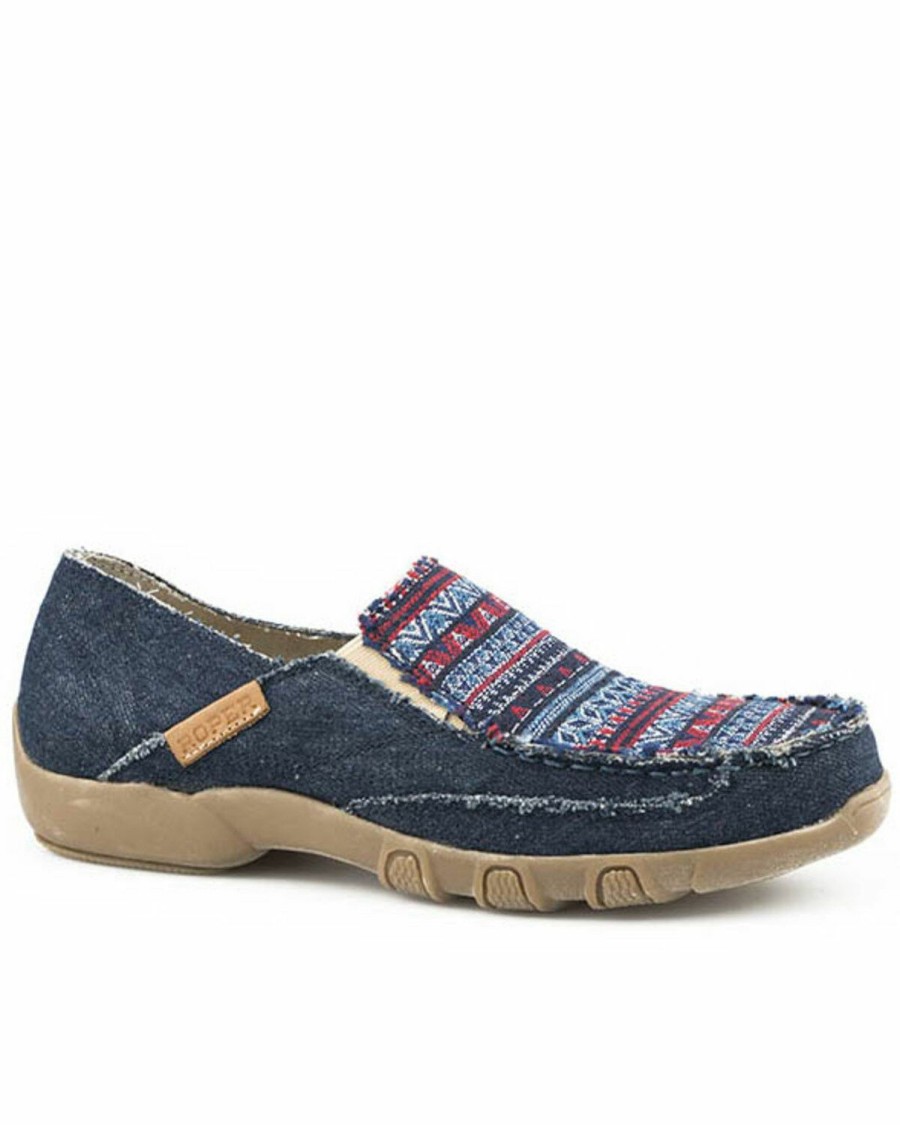 Shoes * | Roper Women'S Sabra Casual Shoes Moc Toe Online