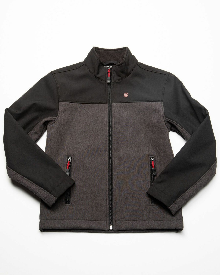 Clothing * | Roper Boys' Hi Tech Fleece Zip Up Jacket Limited Edition