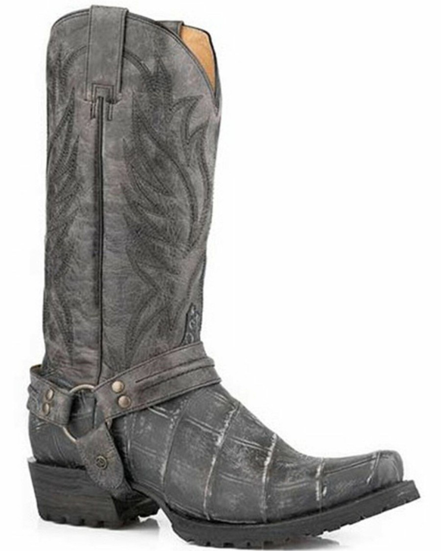 Western Boots * | Roper Men'S Diesel Lug Western Boots Snip Toe Outlet