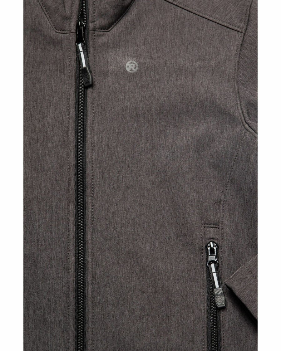 Clothing * | Roper Boys' Hi Tech Contrast Fleece Jacket Outlet