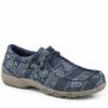 Shoes * | Roper Women'S Chillin' Southwestern Casual Shoes Moc Toe Outlet