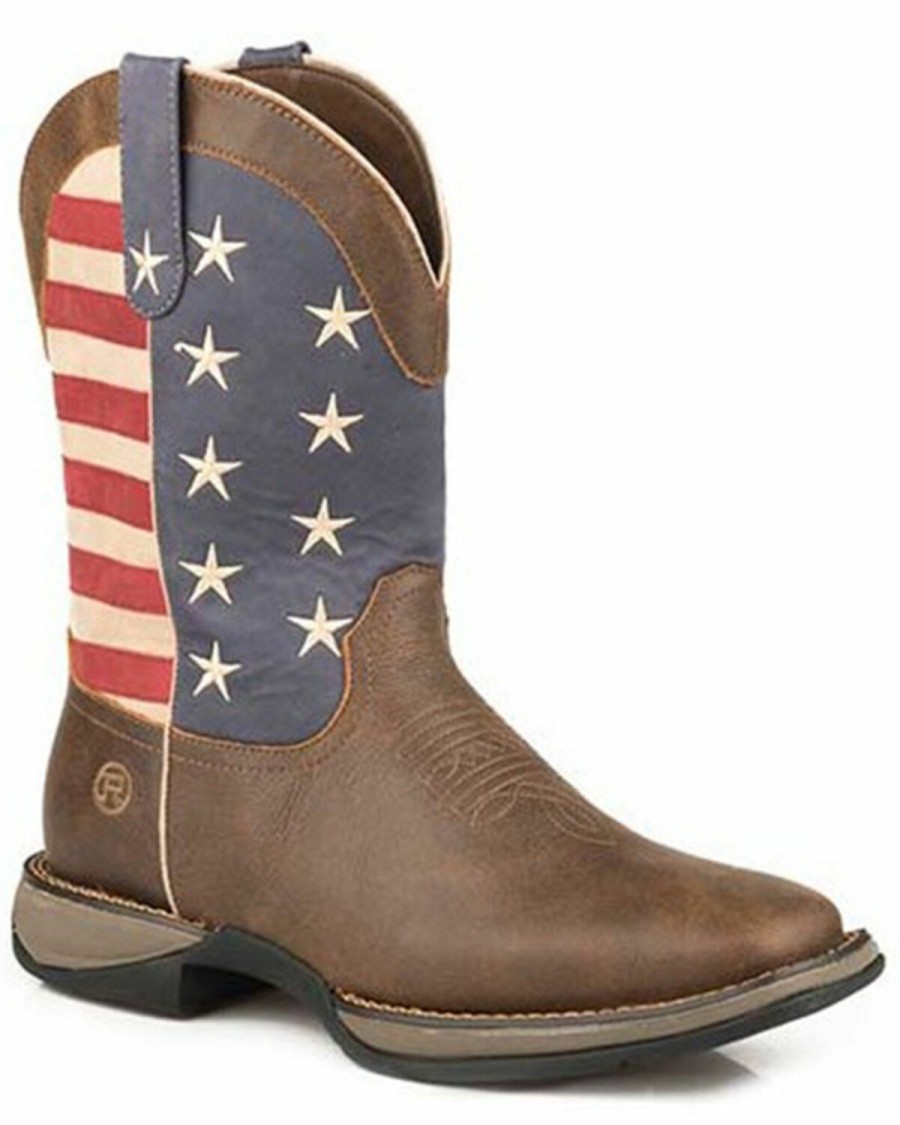 Western Boots * | Roper Men'S American Wilder Western Boots Broad Square Toe Limited Edition