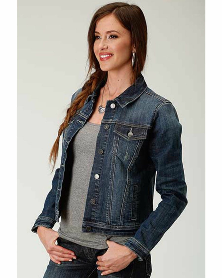 Clothing * | Roper Women'S Denim Jacket Sale