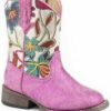 Western Boots * | Roper Toddler Girls' Lily Western Boots Square Toe Limited Edition