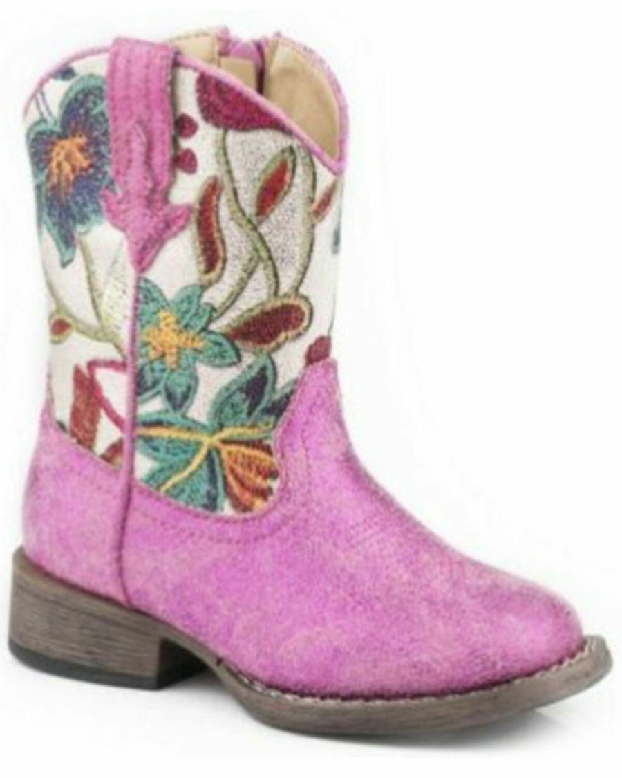 Western Boots * | Roper Toddler Girls' Lily Western Boots Square Toe Limited Edition