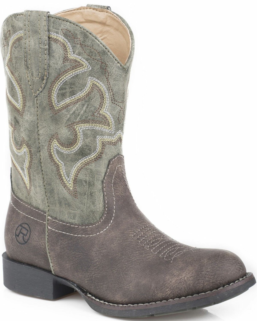 Boots * | Roper Boys' Classic Western Cowboy Boots Round Toe Sale