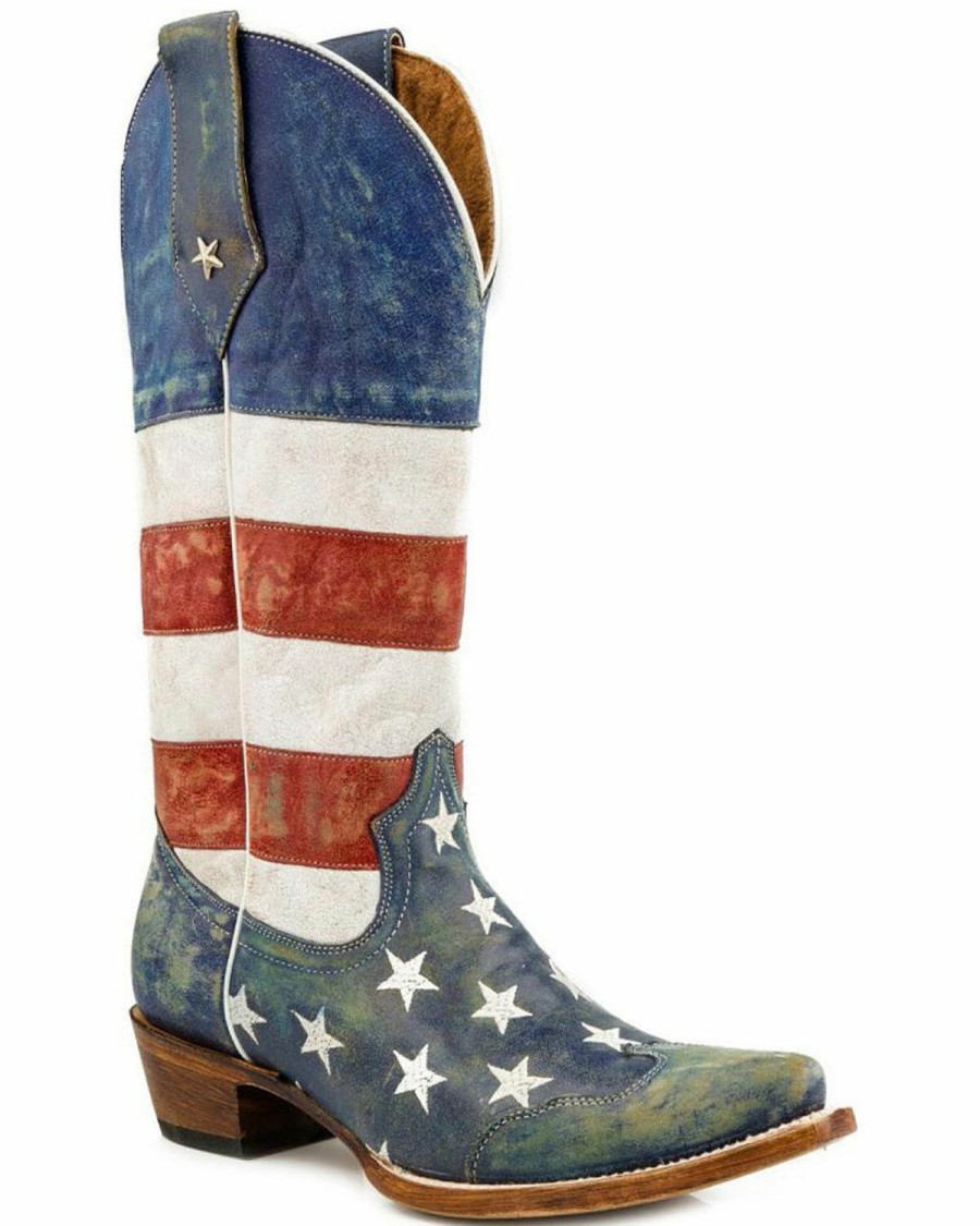 Western Boots * | Roper Women'S Americana Flag Western Boots Sale