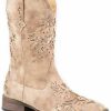 Western Boots * | Roper Women'S Kennedy Western Boots Square Toe Limited Edition