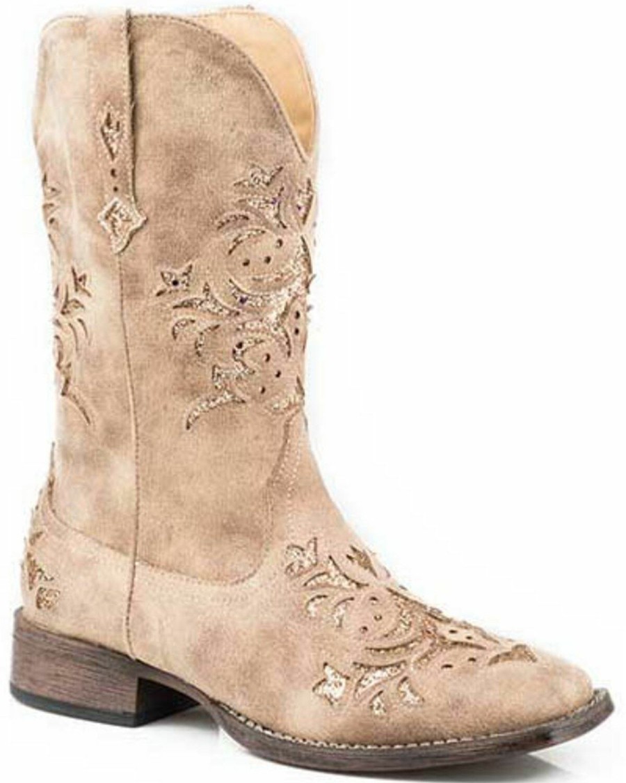 Western Boots * | Roper Women'S Kennedy Western Boots Square Toe Limited Edition