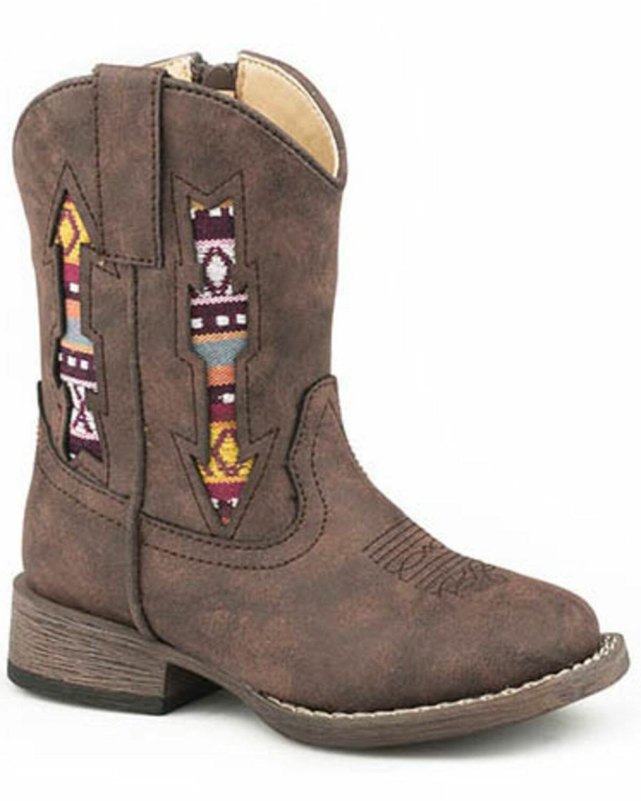 Western Boots * | Roper Youth Boys' Southwestern Arrow Western Boots Square Toe Outlet