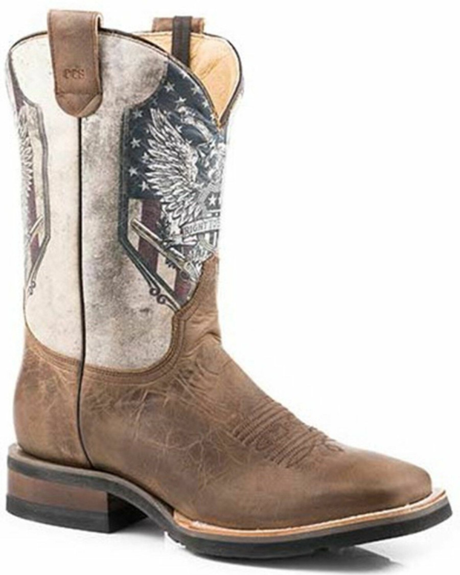 Western Boots * | Roper Men'S 2Nd Amendment Western Boots Square Toe Online