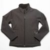 Clothing * | Roper Girls' Grey Softshell Fleece Jacket Outlet