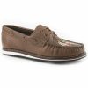 Shoes * | Roper Women'S Burnished Brown Leather Moccasin Shoes Moc Toe Outlet