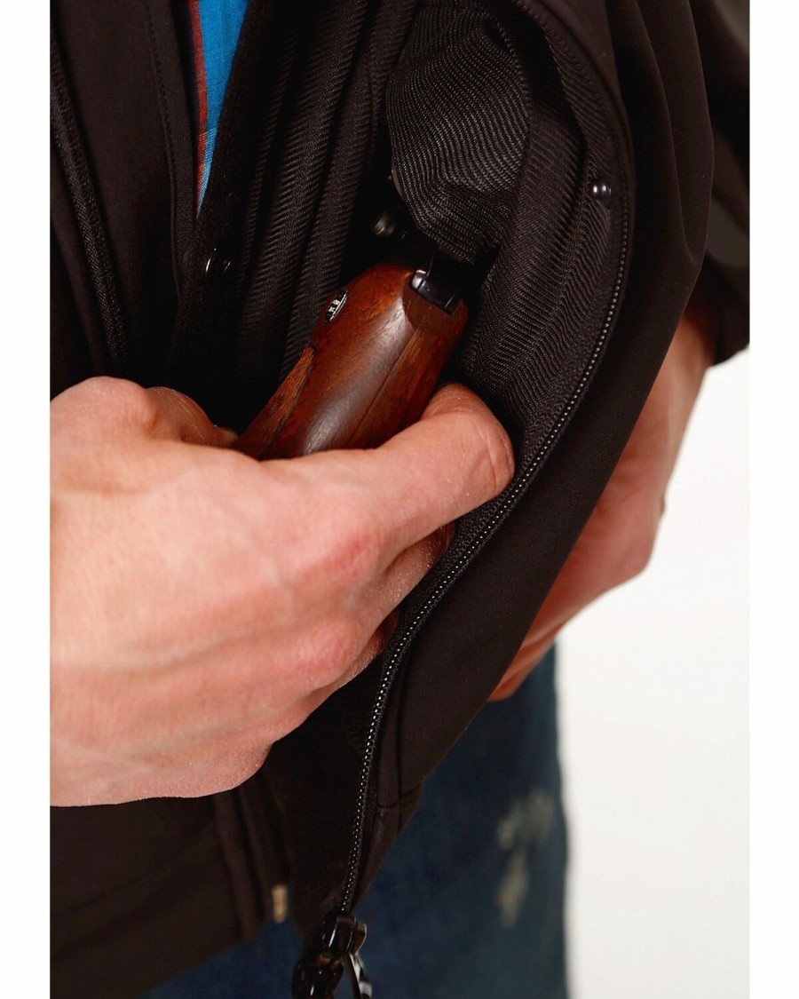 Clothing * | Roper Men'S Concealed Carry Softshell Jacket Sale