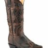 Western Boots * | Roper Women'S Burnished Inlay Western Boots Snip Toe Online