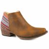 Boots * | Roper Women'S Brown Sedona Booties Snip Toe Sale