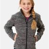 Clothing * | Roper Girls' Micro Fleece Jacket Outlet