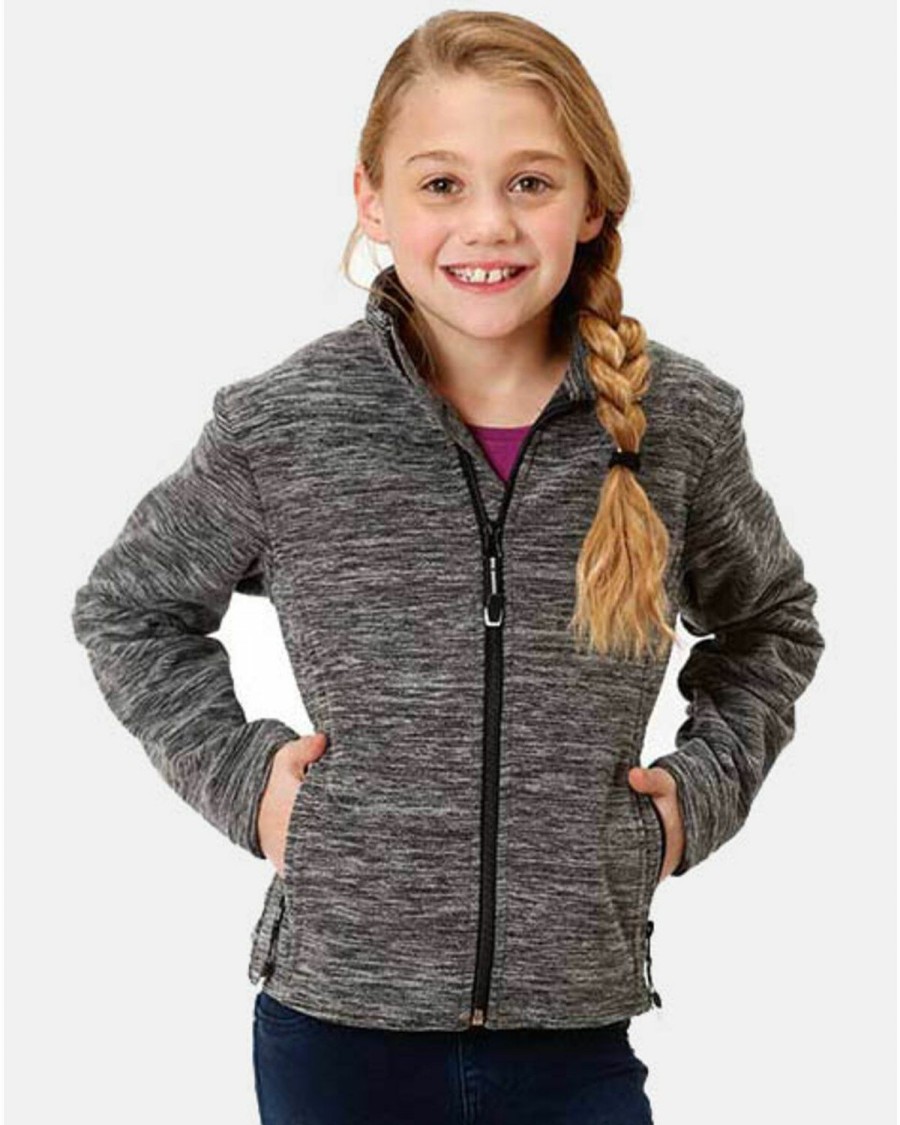 Clothing * | Roper Girls' Micro Fleece Jacket Outlet