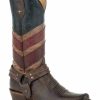 Western Boots * | Roper Men'S Old Glory Harness Western Boots Snip Toe Sale