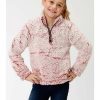 Clothing * | Roper Girls' Fuzzy Fleece Sweatshirt Outlet