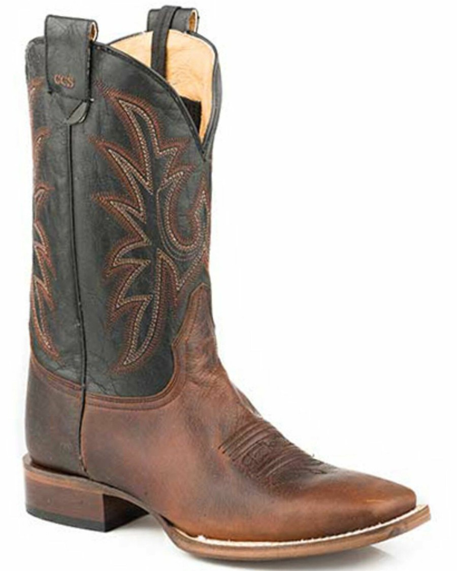 Western Boots * | Roper Men'S Ace Western Boots Square Toe Online