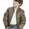 Clothing * | Roper Boys' Range Gear Quilted Nylon Jacket Outlet