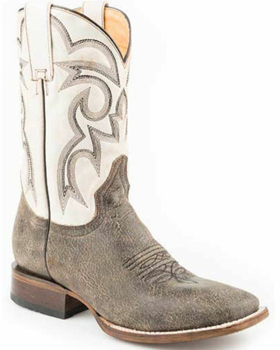 Western Boots * | Roper Men'S Parker Brown Western Boots Square Toe Online