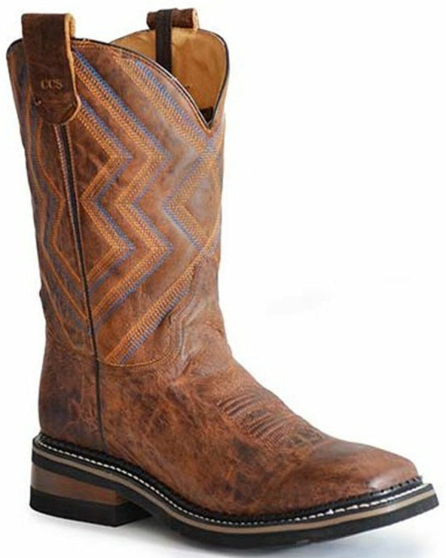 Western Boots * | Roper Men'S Ranch Western Boots Square Toe Limited Edition