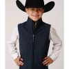 Clothing * | Roper Boys' Textured Softshell Vest Online