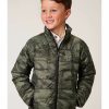 Clothing * | Roper Boys' Lightweight Quilted Camo Puffer Jacket Sale