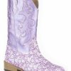 Western Boots * | Roper Kid'S Floral Glitter Western Boots Discount